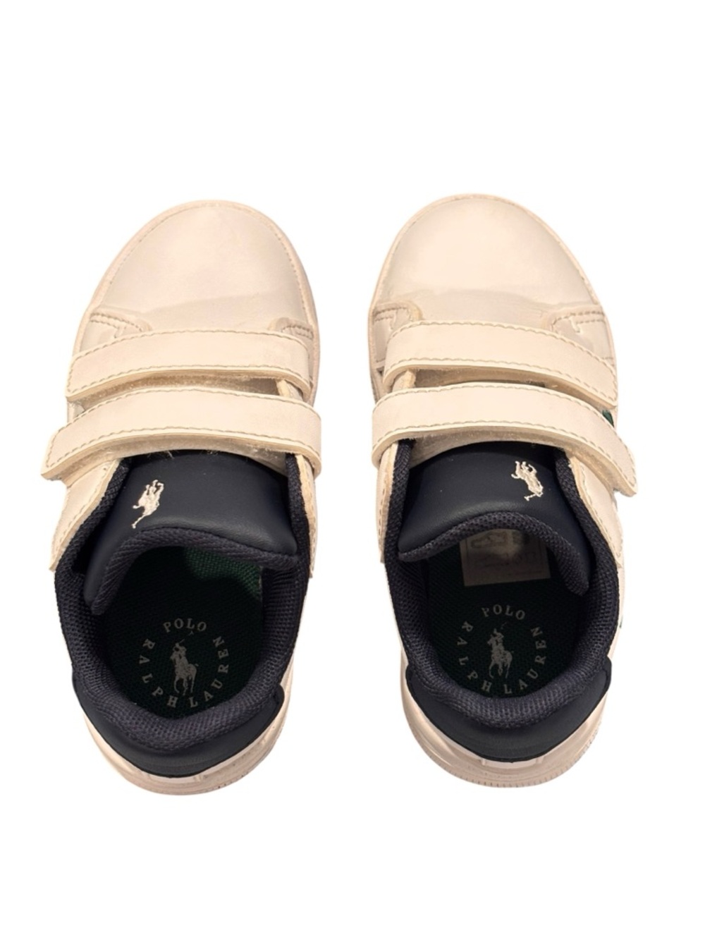Polo by Ralph Lauren Toddler Boy Size 8 White Sneakers - Picture 5 of 10